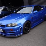 TJ Hunt Bayside Blue R34 GT-R