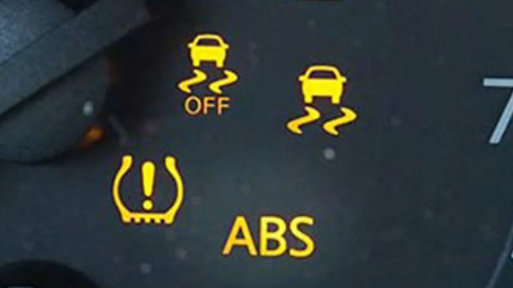 ABS and Traction Control Light on 1