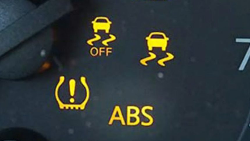 ABS and Traction Control Light on 1