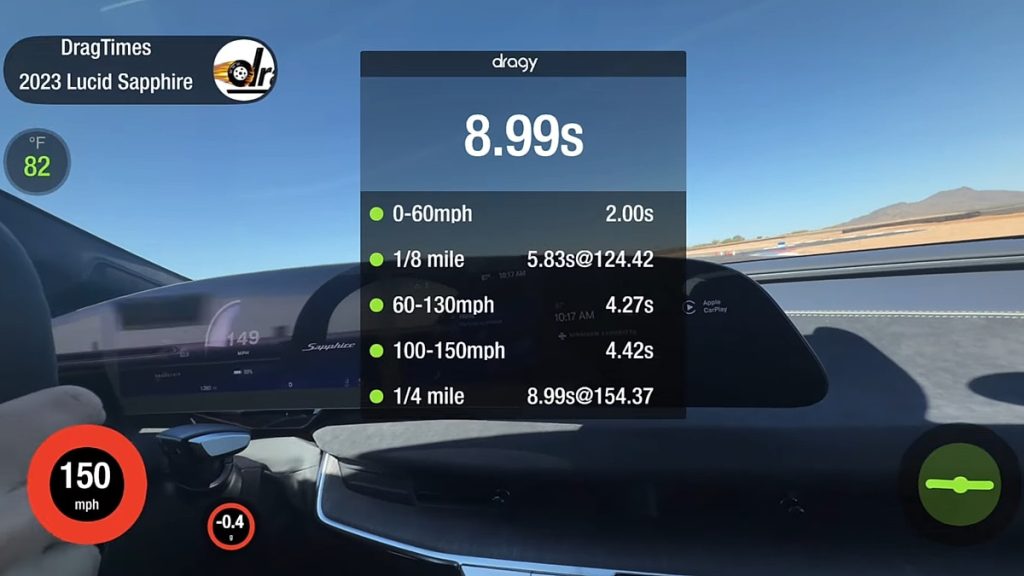 Corvette ZR1X vs Lucid Air Sapphire