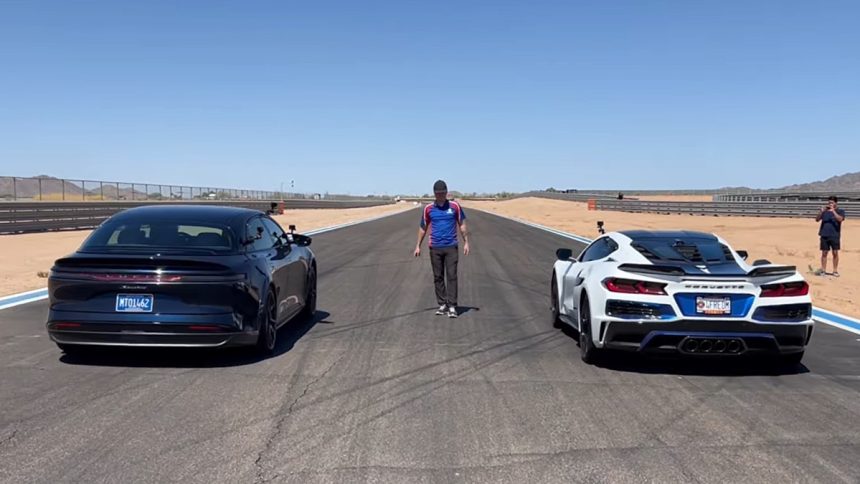 Corvette ZR1X vs Lucid Air Sapphire
