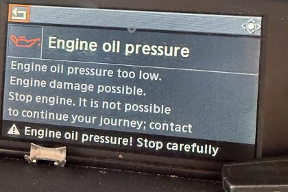 Low Oil Pressure in a BMW X3